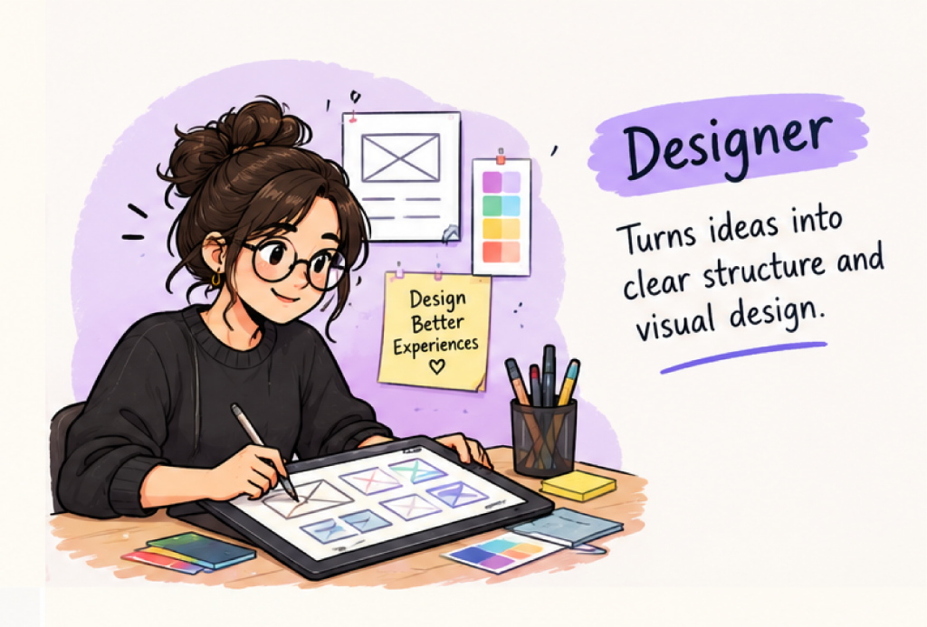 Designer turns ideas into structure